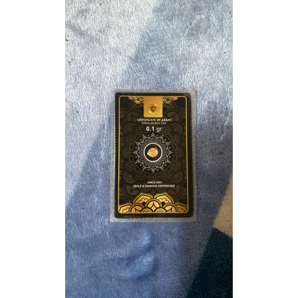 mini gold 0,1gr black series ex kado