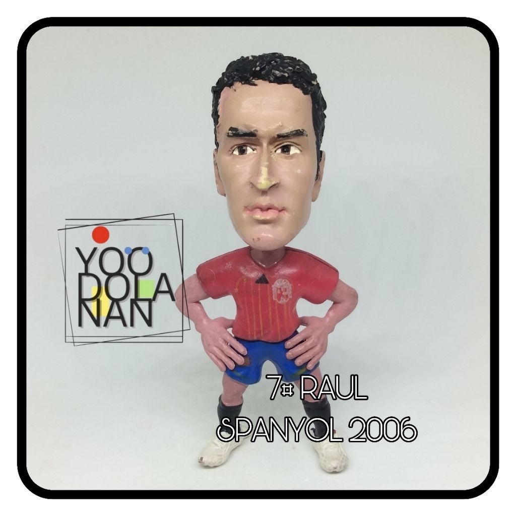 7# RAUL - SPANYOL 2006 FORWARD SPORTS CORINTHIAN FIGURE PEMAIN BOLA
