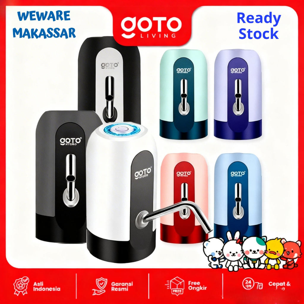 [PREMIUM] GOTO POMPA GALON Elektrik / Goto Hydro Dispenser Air Minum Gallon Pompa Galon Goto