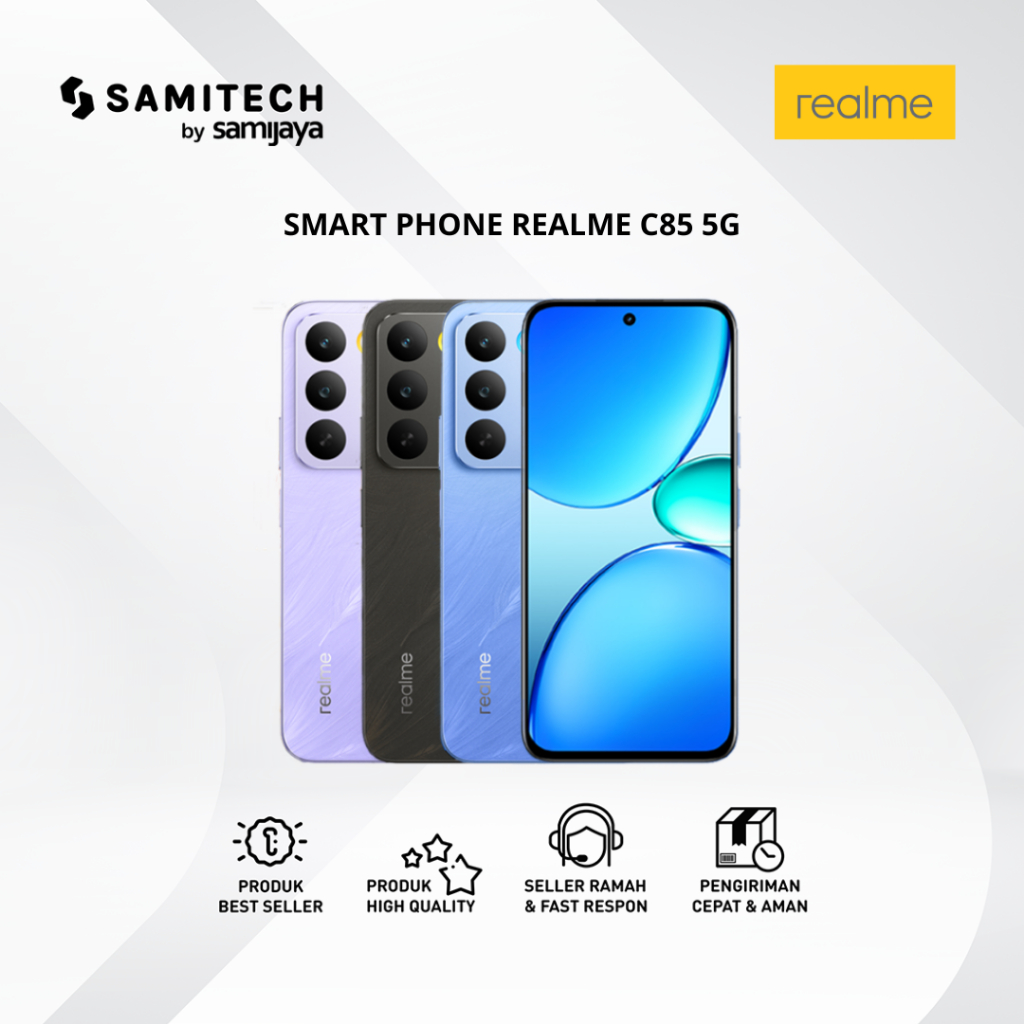 HP REALME C85 5G 8/256GB RAM 8GB PENYIMPANAN 256GB