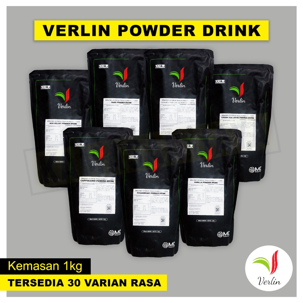 Verlin Powder Drink 1 kg | Bubuk Minuman Verlin | Minuman kekinian | Minuman Viral