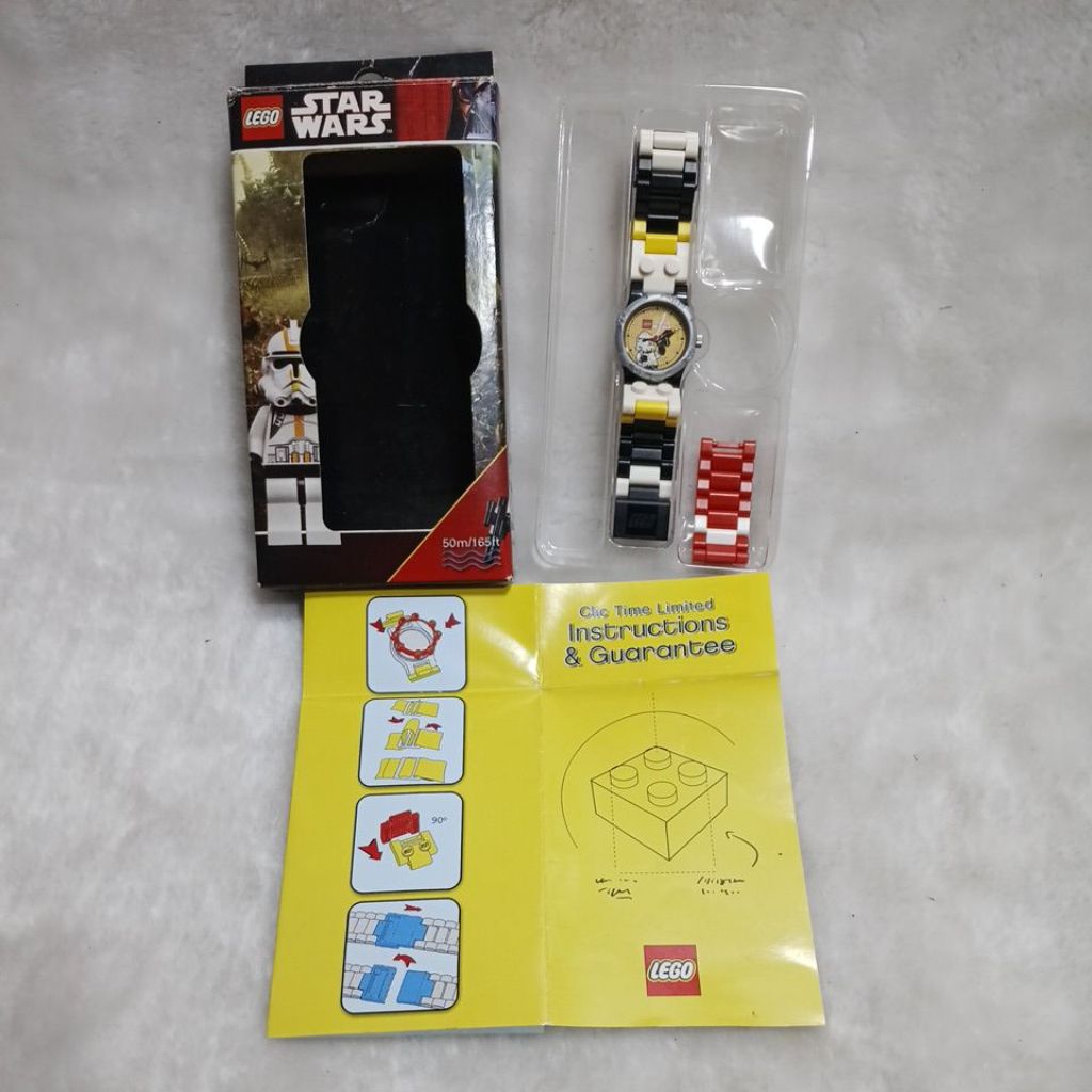 LEGO Star Wars Stormtrooper Link Watch jam tangan anak lego strwars