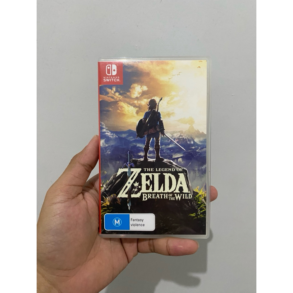 Zelda Breath Of The Wild Nintendo Switch Second Like New