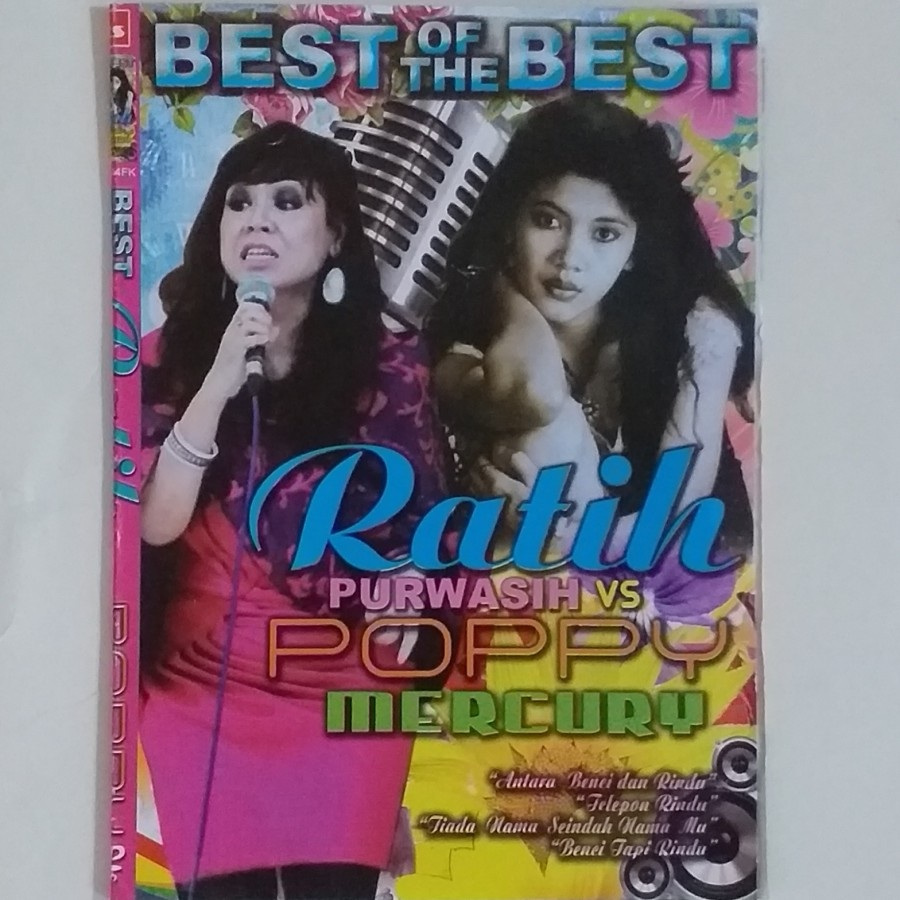 Kaset Video Lagu Poppy Mercury Ratih Purwasih Best Hits