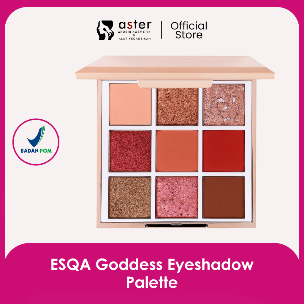 Aster Kosmetik - ESQA Goddess Eyeshadow Palette