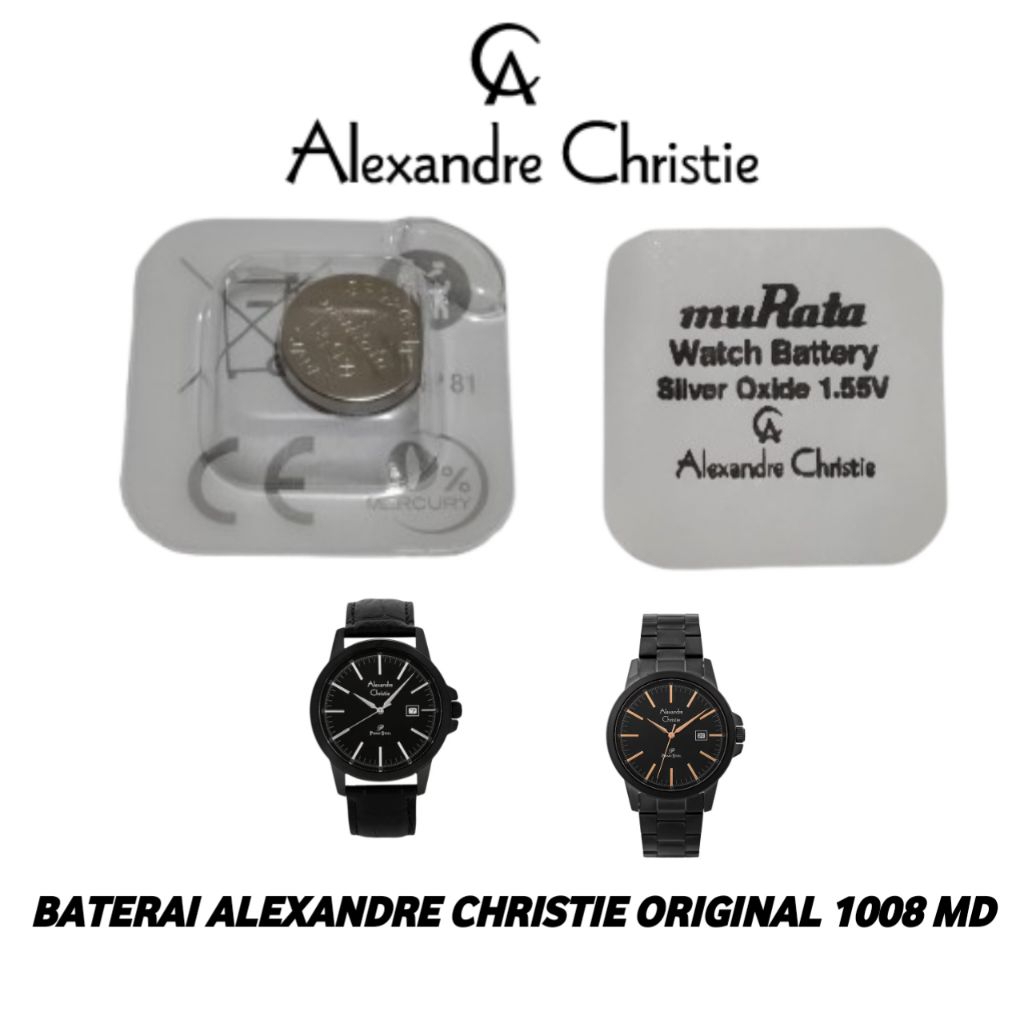 Baterai Alexandre Christie original 1008 MD