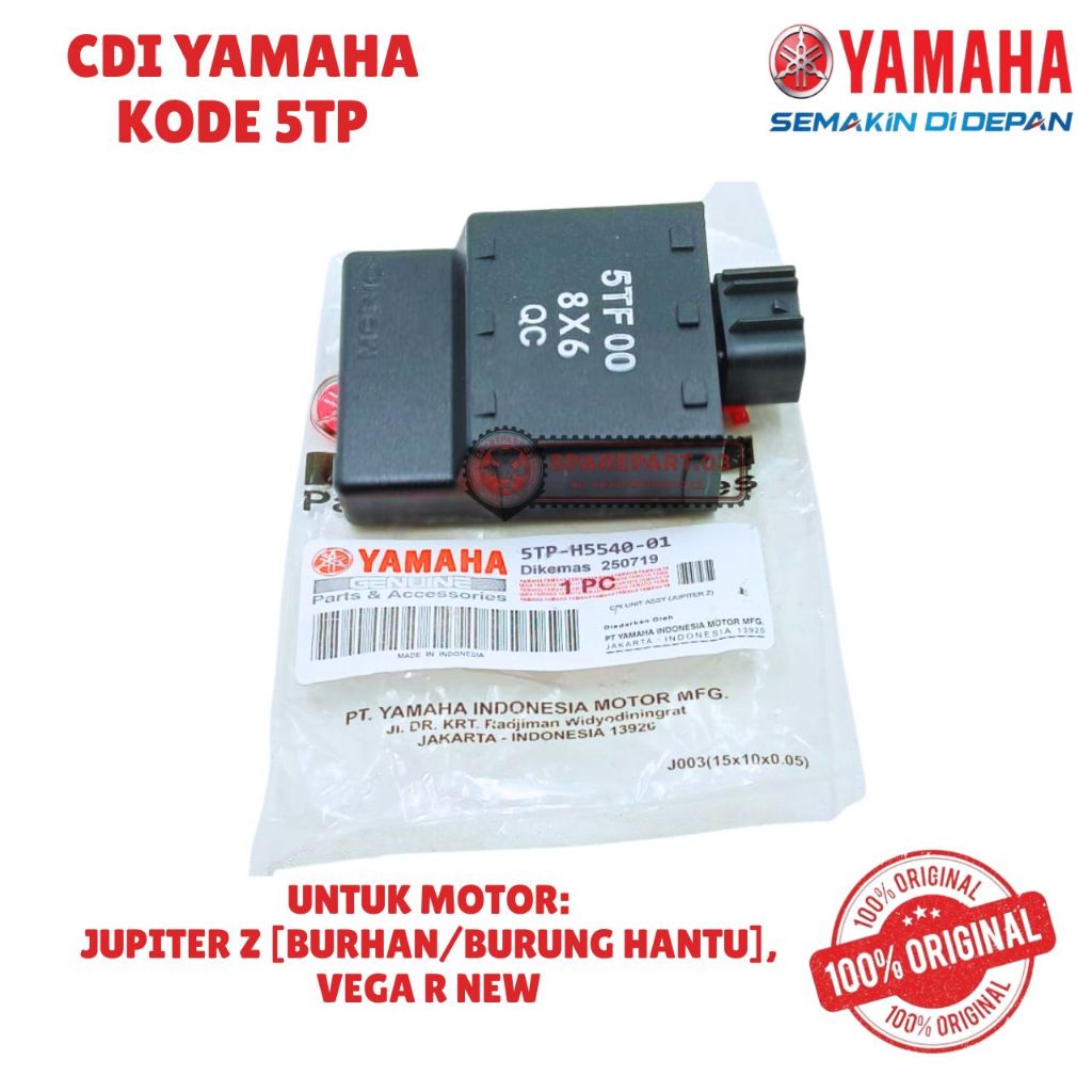 CDI ORIGINAL YAMAHA KODE 5TP, JUPITER Z [BURHAN/BURUNG HANTU], VEGA R NEW