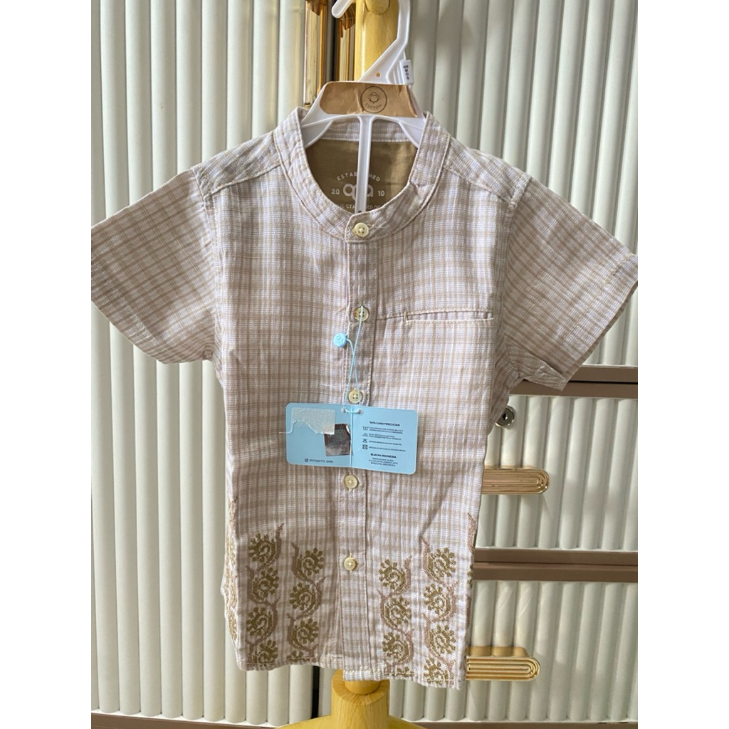 baju koko qna anak laki laki usia 1-3 tahun