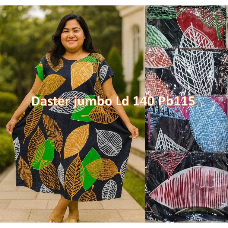 Daster JUMBO XXXL Ld 140 Cm Kekinian Super Jumbo Murah Lengan Pendek