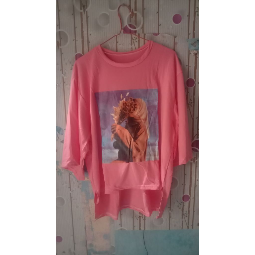 Kaos Oversize Wanita - Kaos Hijabers/Style Hijab