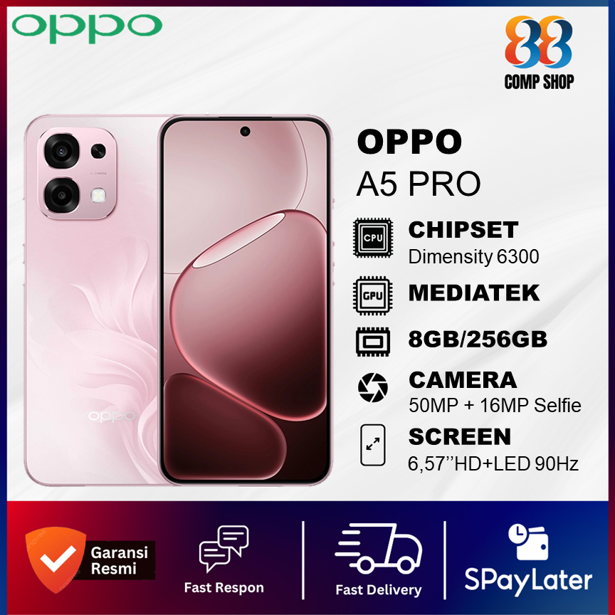 OPPO A5 PRO RAM 8/128GB / OPPO A5 PRO RAM 8/256GB GARANSI RESMI OPPO INDONESIA