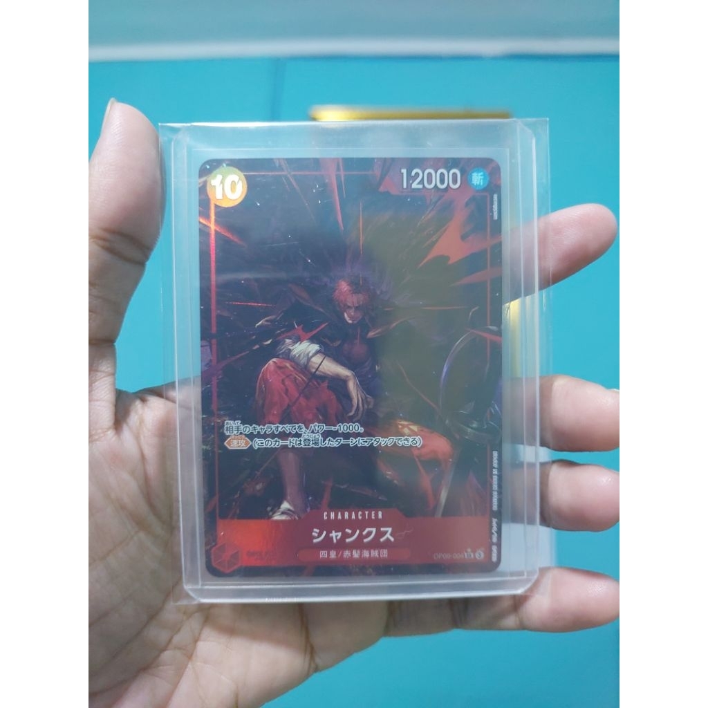 ONE PIECE Card Game OP09-004 Shanks Parallel SR Original From JP