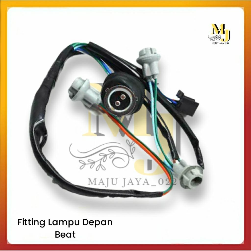 Fitting Lampu Depan Kuat dan Presisi Untuk Motor Honda Beat