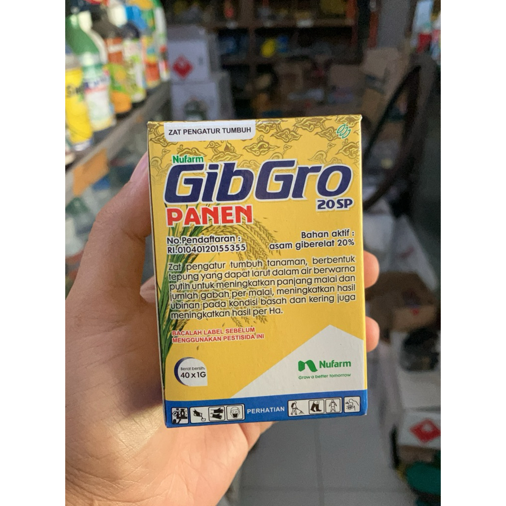 GIBGRO Panen 20SP - ZPT Asam Giberelat 20% untuk Padi