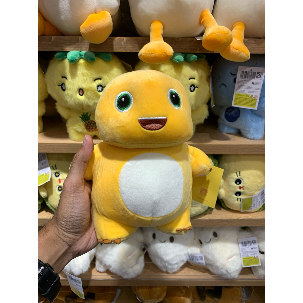Miniso Boneka Nailong Dino Kuning 9 inch