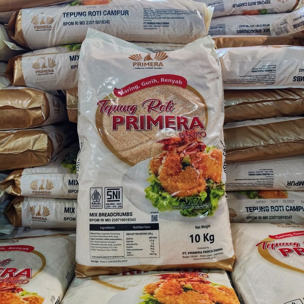 Tepung Roti Primera 10kg / Tepung Panir Panko / Tepung Roti Orange