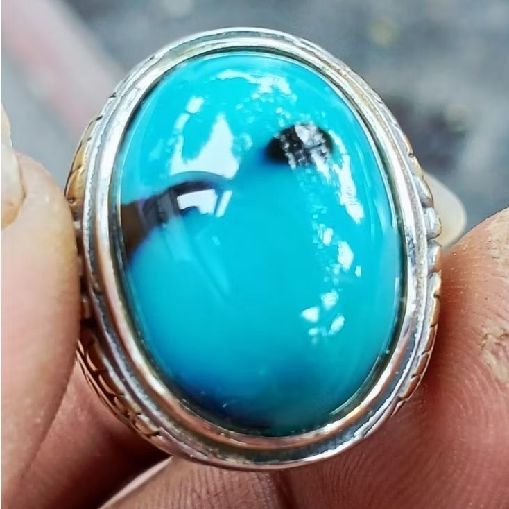 Cincin Batu Akik Bacan Doko Majiko Kualitas Super