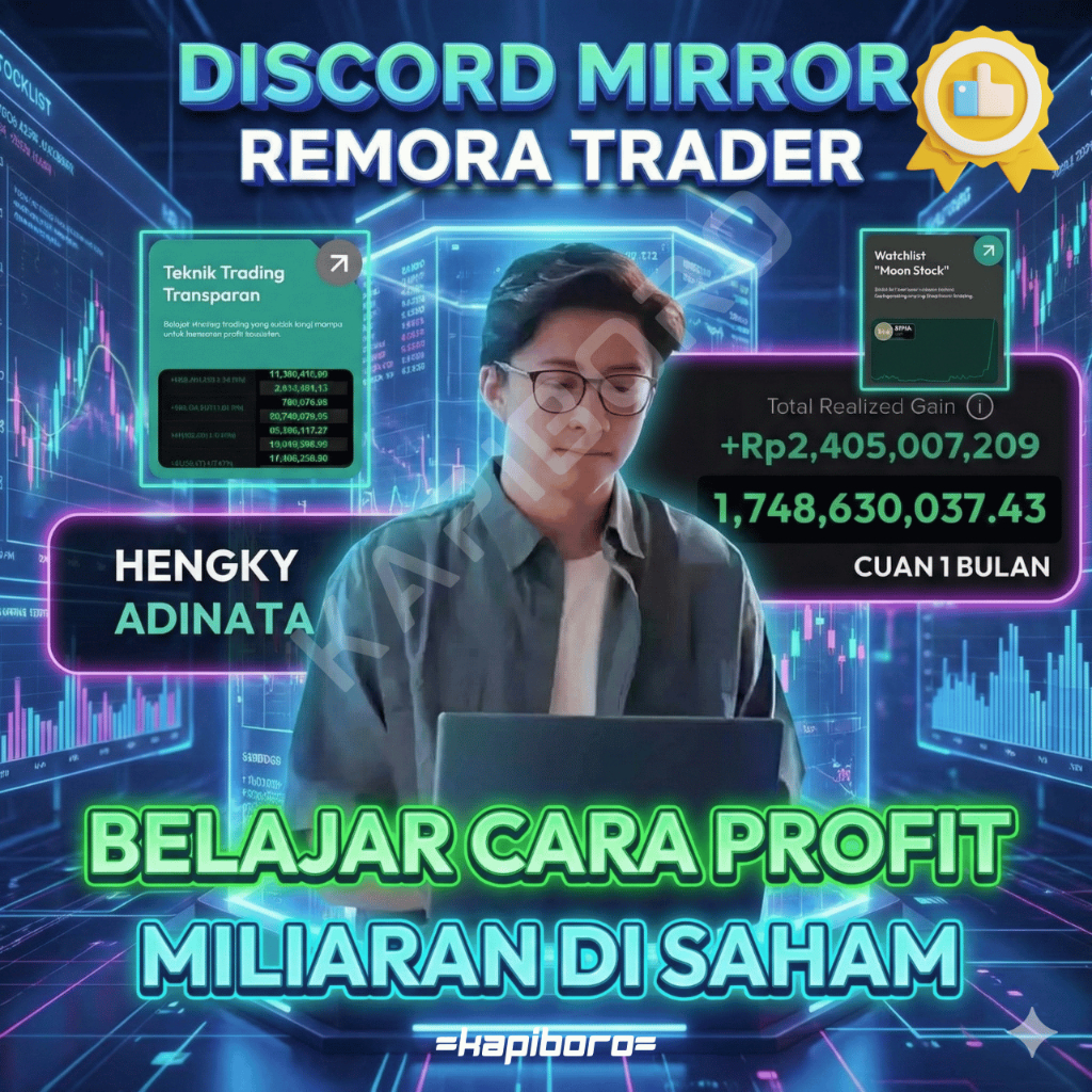 DISCORD MIRROR REMORA TRADER KELAS SAHAM Kapiboro