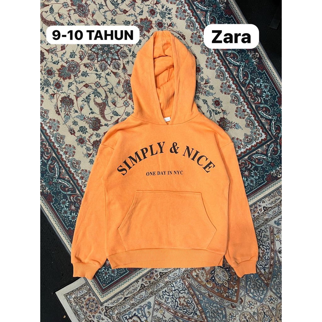 9-10 TAHUN HOODIE ANAK ZARA JAKET SWEATER ANAK ANAK