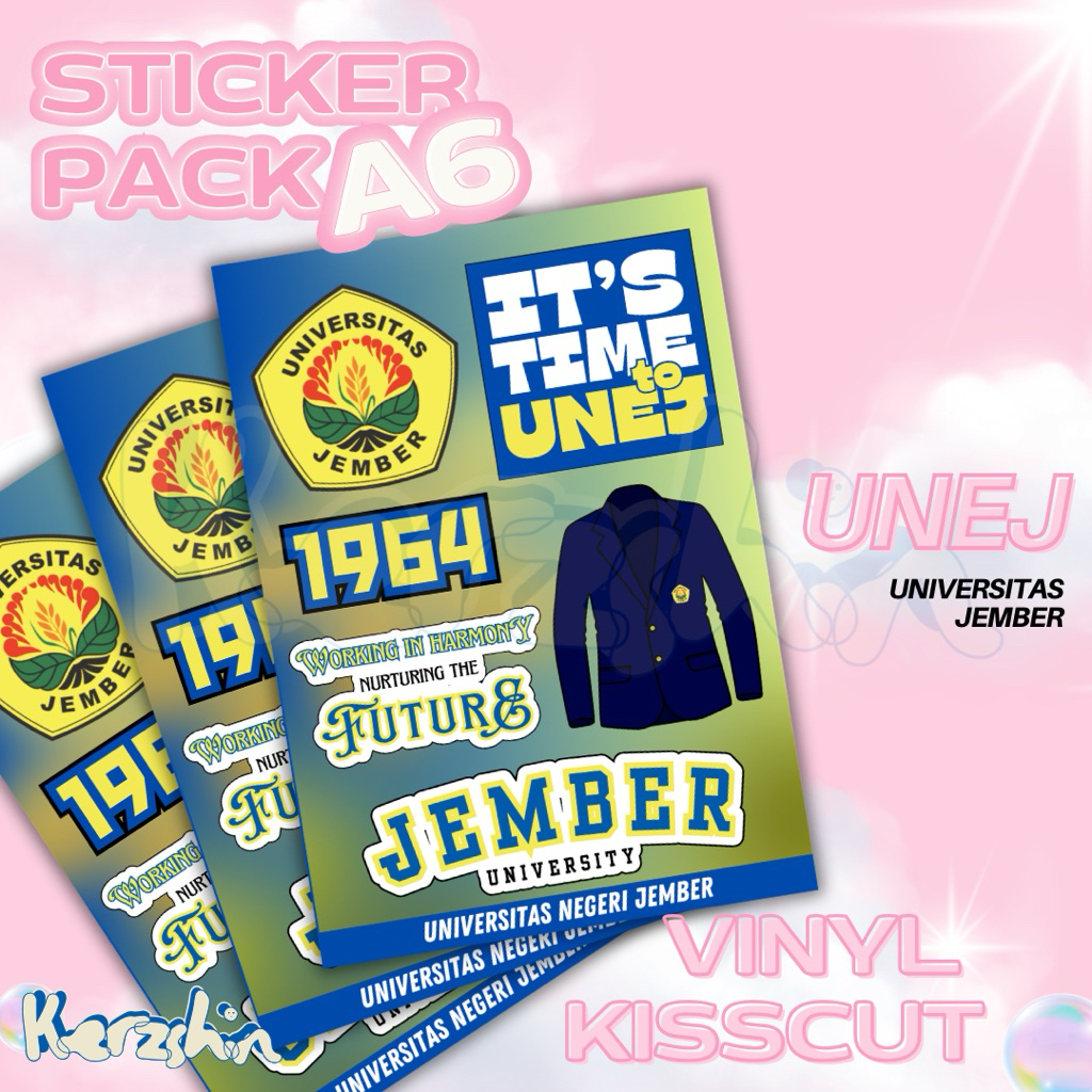 Stiker Universitas Jember - UNEJ