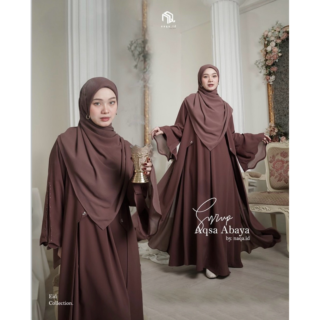 AQSA ABAYA - AYZEL ABAYA - MAGDA ABAYA ORIGINAL by NAQA.id