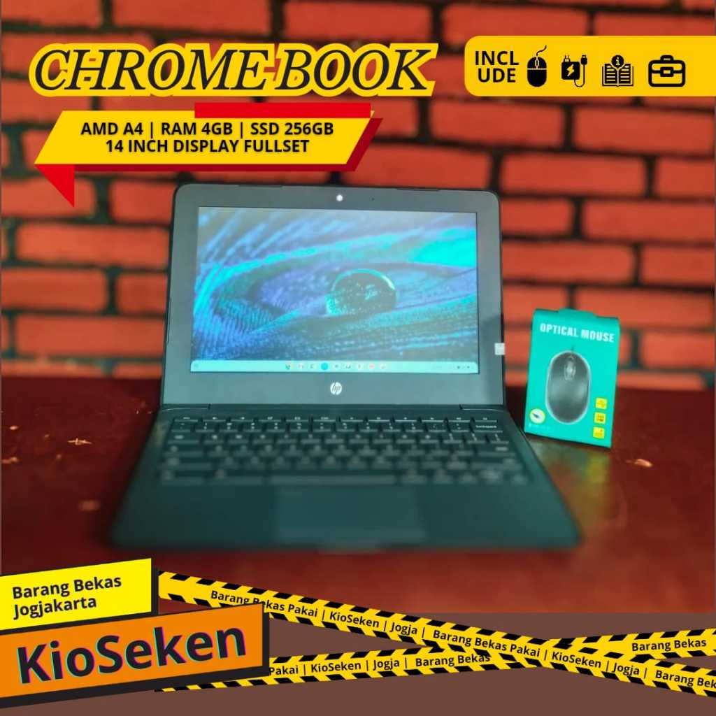 Chromebook HP 11 Inch | Siap Pakai