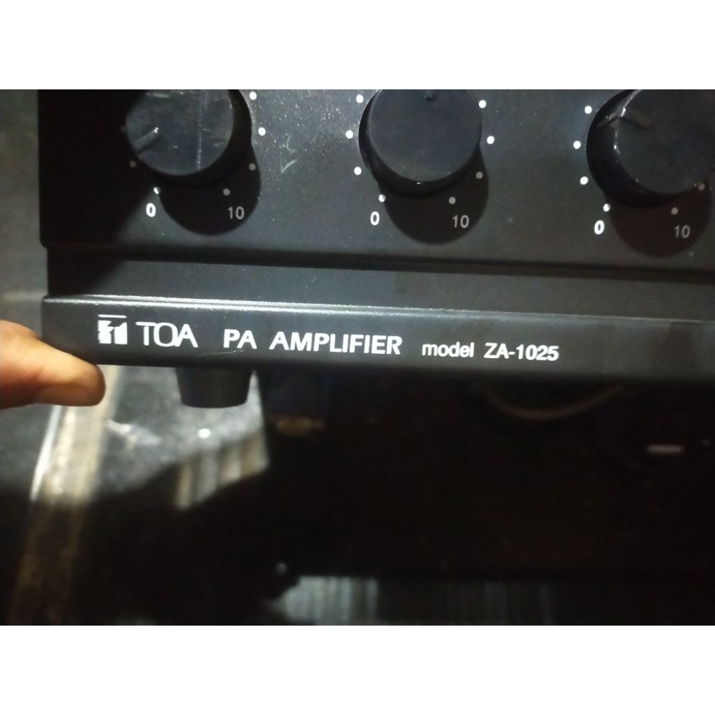 toa pa amplifier  za-1025 full normal siap pake.