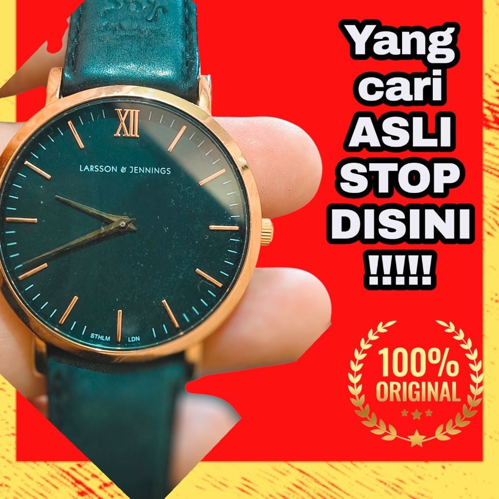 PASTI ORI SWISS MADE ASLI LARSON ORIGINAL JAM TANGAN PRIA COWOK BEKAS SECOND SEKEN QUARTZ MULUS KERE