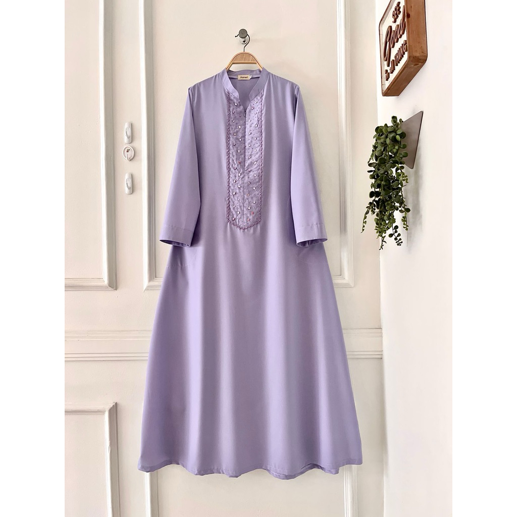 Gamis Batu Payet Belah Busui / Gamis Batu Payet Modern / Gamis Toyobo Fodu Premium