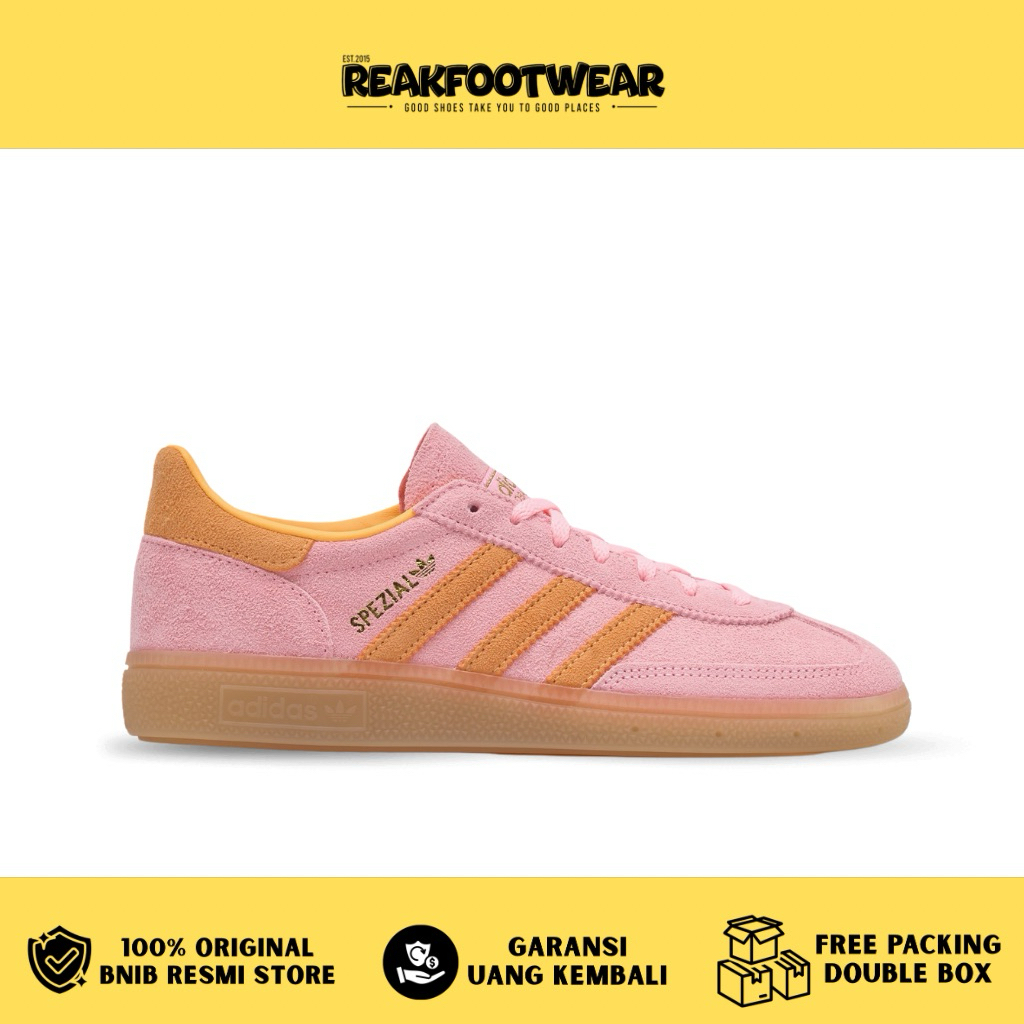 Adidas Handball Spezial Glow Pink Flash Orange 100% Authentic - JR3606