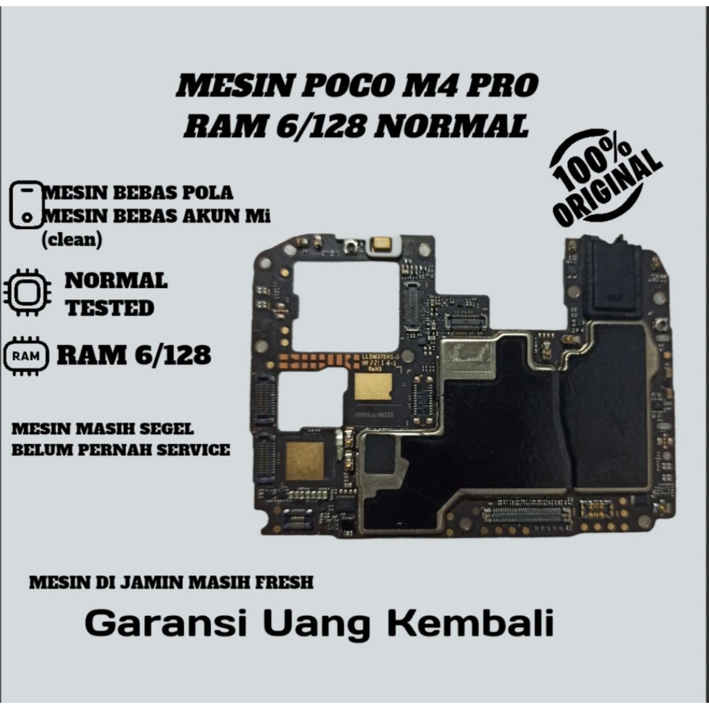 POCO M4 PRO MESIN NORMAL RAM 6/128 SEGEL TINGGAL PAKAI