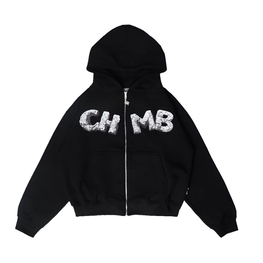 Chambre Zip Hoodie Bedrock Black
