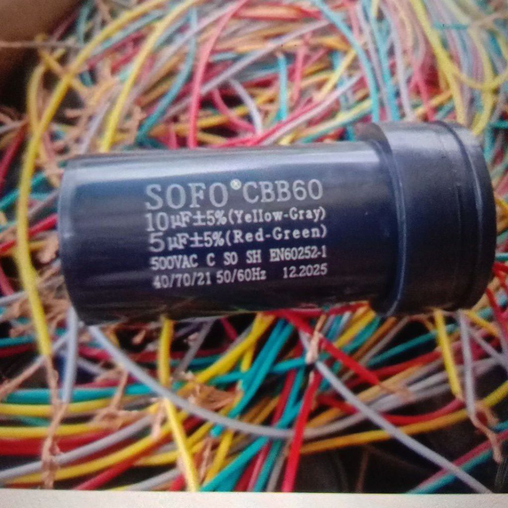 kapasitor pengering 10+4uf/10+5uf