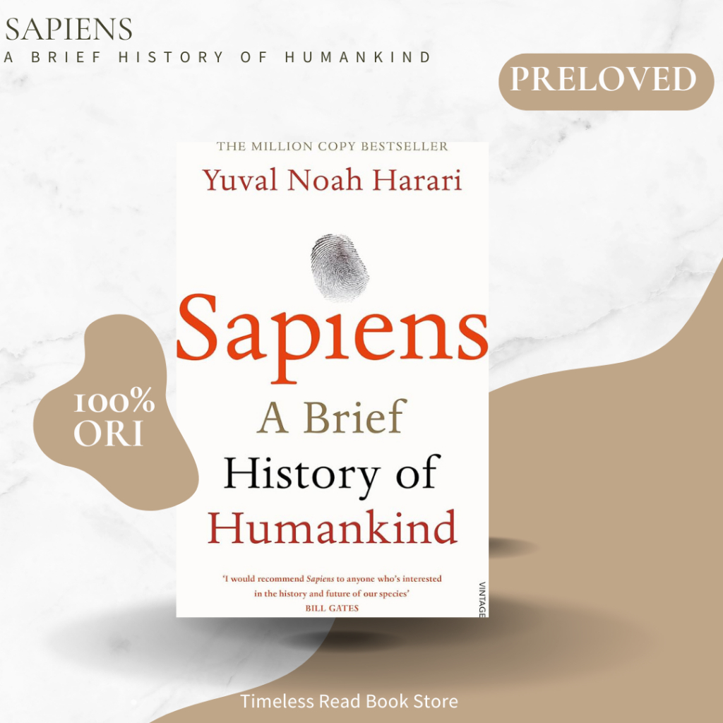 English Like New Jual Buku Sapiens: A Brief History of Humankind Karya Yuval Noah Harari Preloved Or