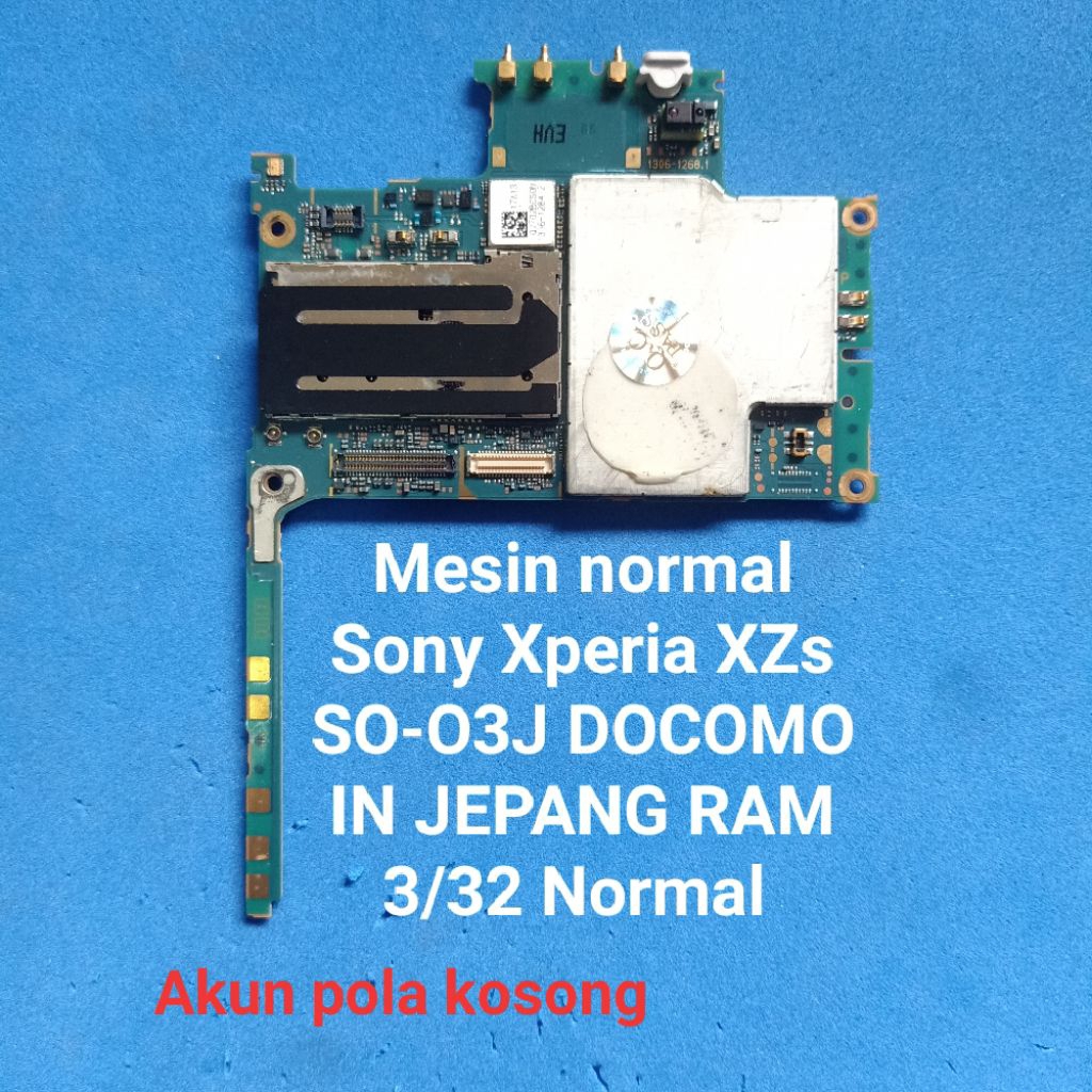 Mesin normal Sony Xperia XZs SO-O3J DOCOMO Ram 3/32 GB Akun pola kosong bergaransi