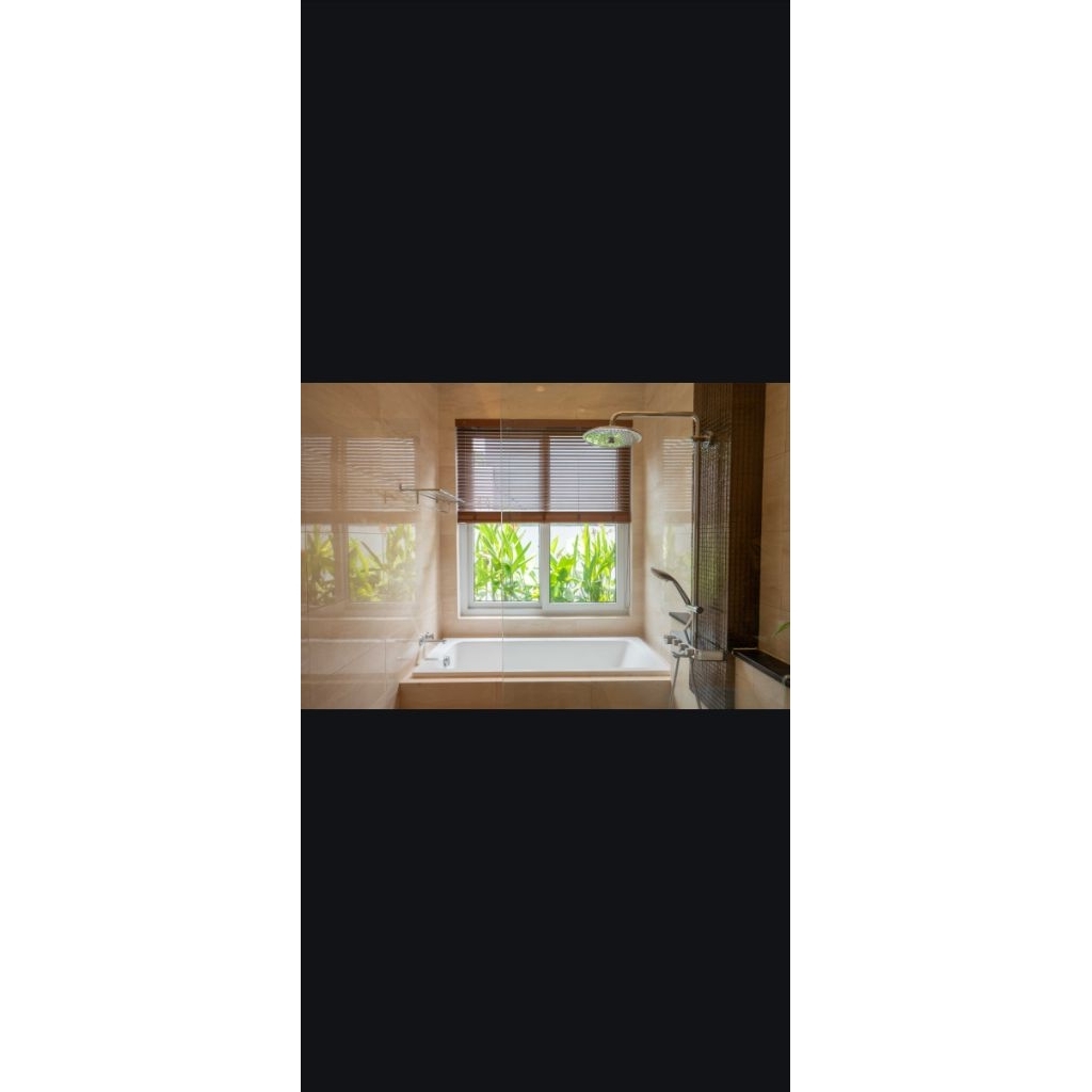 UV Blinds Produk Outdoor/Onna blue/Tirai kayu/klasik modern/Tirai outdoor