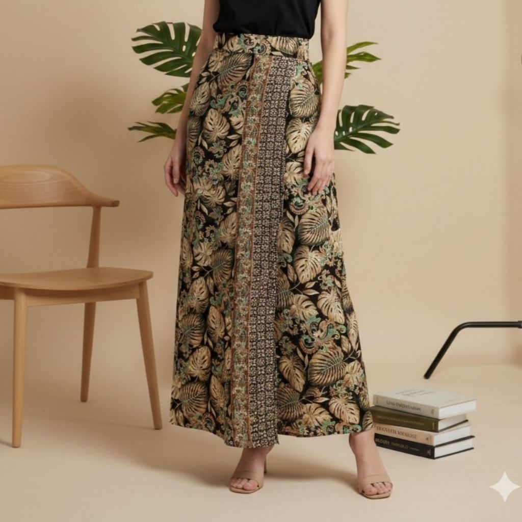 Sircinta Rok Lilit Batik Model Payung Bawahan Kebaya Modern Kondangan Wisuda bySC