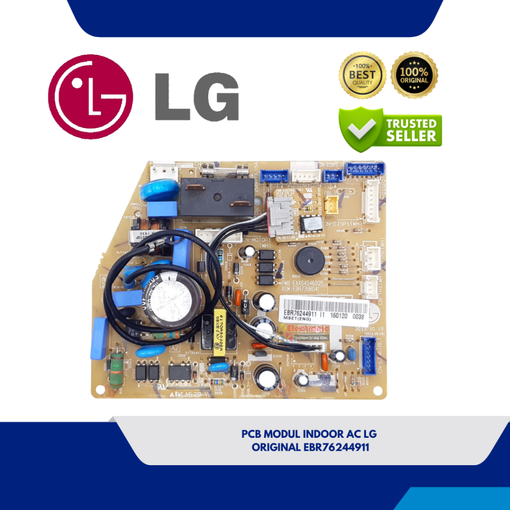 PCB MODUL INDOOR AC LG ORIGINAL TIPE D10SMV D13SMV D18SMV T19EMV EBR76244911