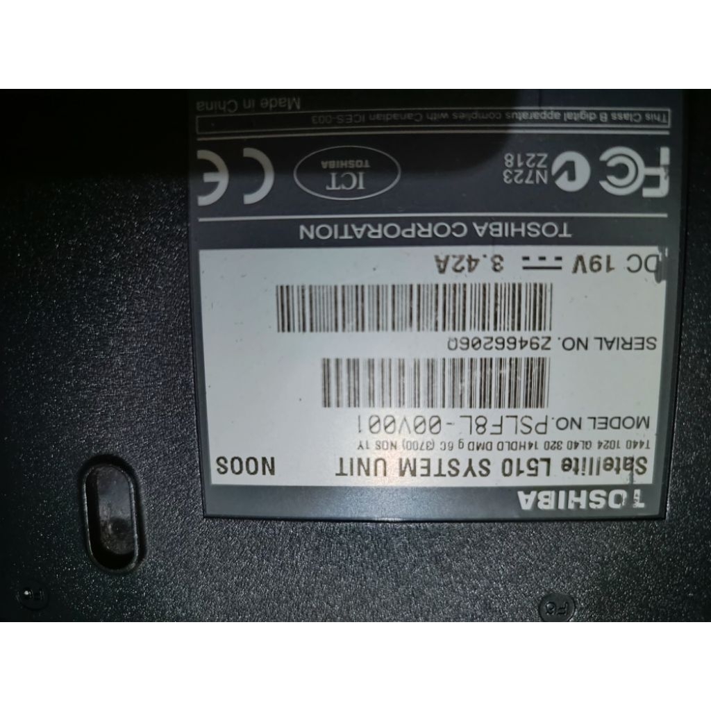 Motherboard Laptop Toshiba L510