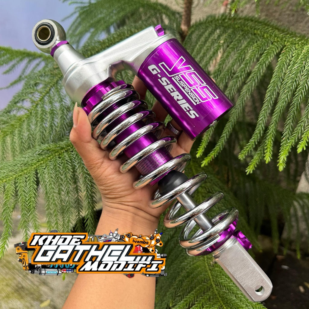 FastBike SHOCKBREAKER SINGLE SHOCK SILVER PURPLE
