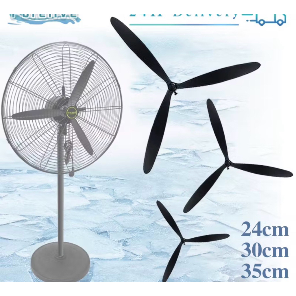 Baling Baling Kipas Embun Angin Kaki 3 Kipas Angin Industri Sparepart Aksesoris Misty Cool Fan