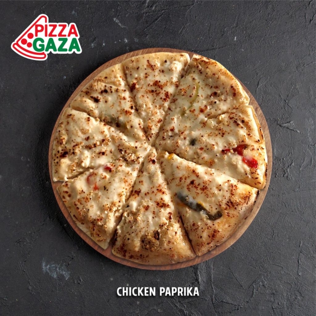 Pizza rasa topping Chicken Paprika FROZEN Beku Small Medium Large