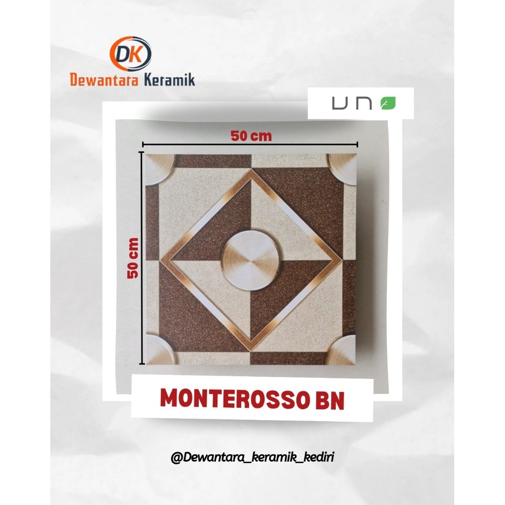 Keramik Cutting Kasar 50x50 UNO Monterosso BN