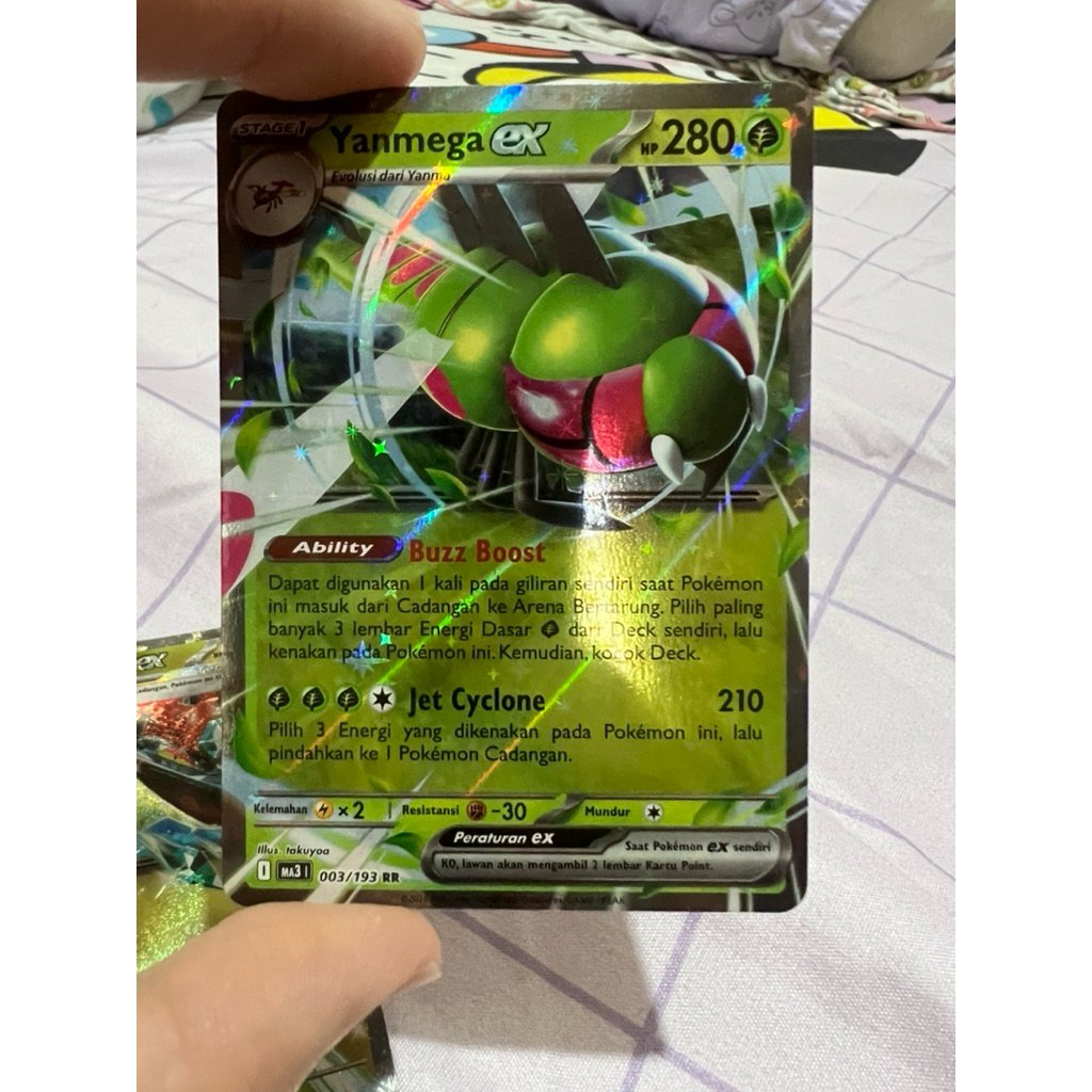 kartu pokemon evolusi mega impian ex original