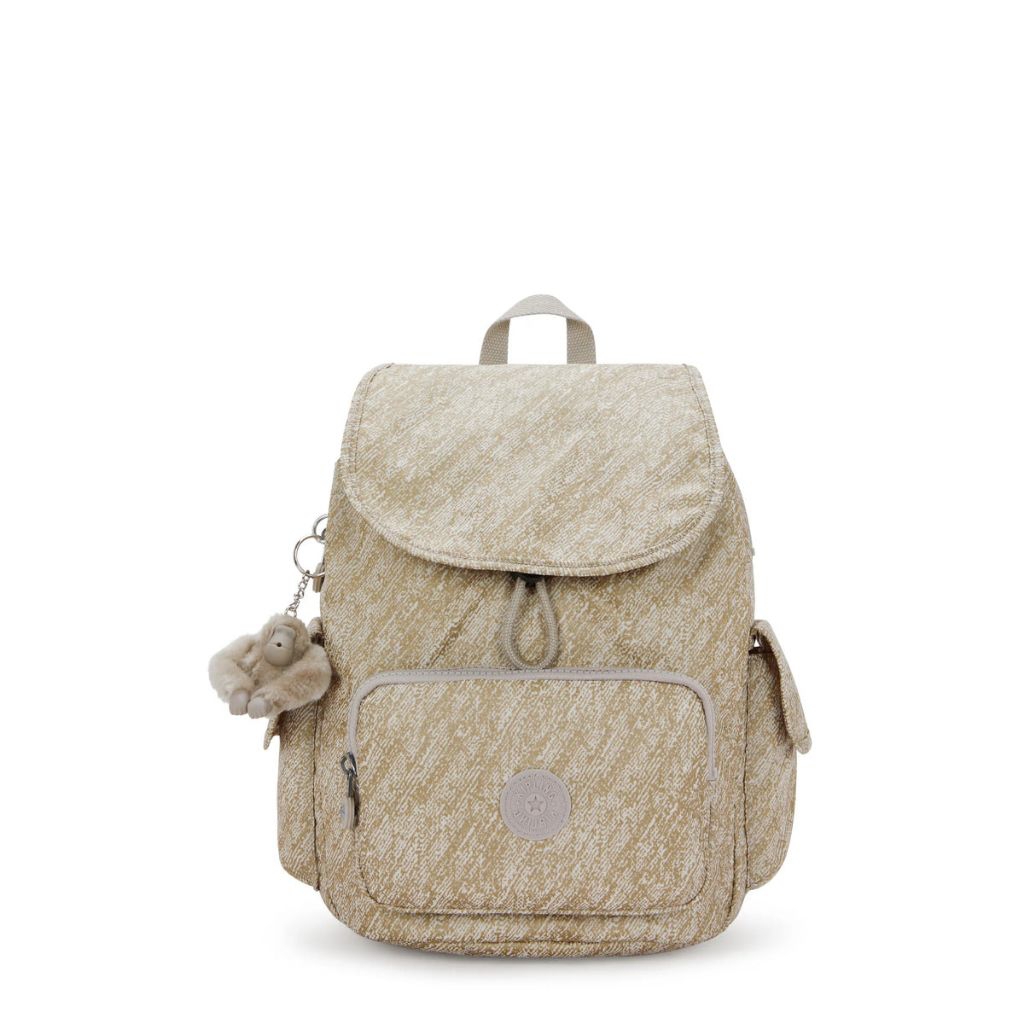 Kipling City Pack Mini Backpack Original Autentik - Brush Of Gold