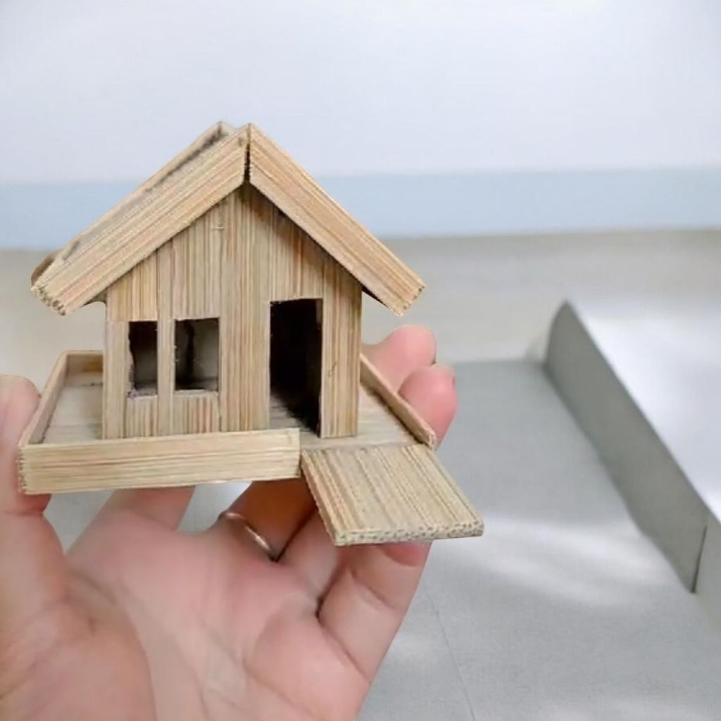 Miniatur rumah aquatium,rumah kelomang,rumah mainan