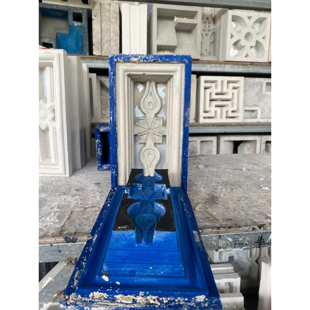 Cetakan Roster Ukuran motif Bunga kincir 17x35 Motif Terbaru