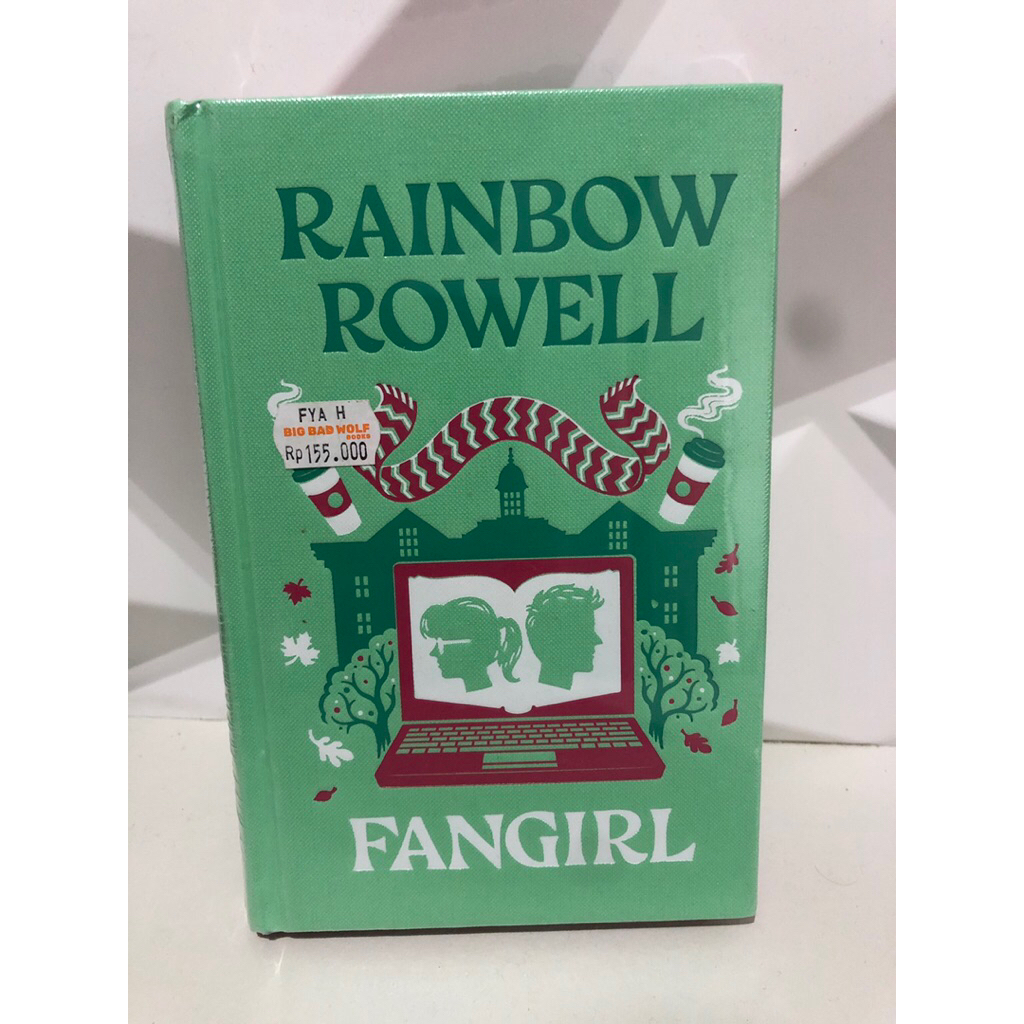 novel hardcover fangirl rainbow rowell import inggris original BBW