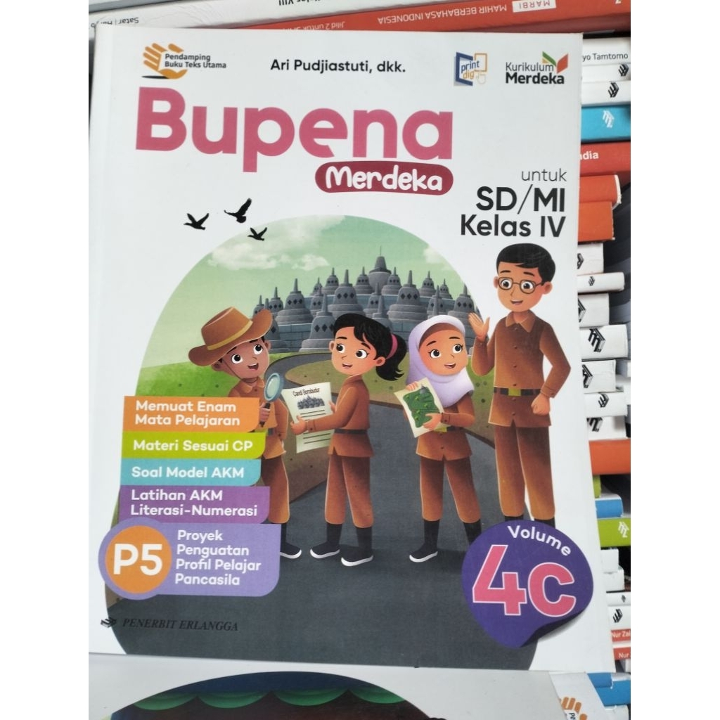 buku bupena p5 kelas 4C Erlangga