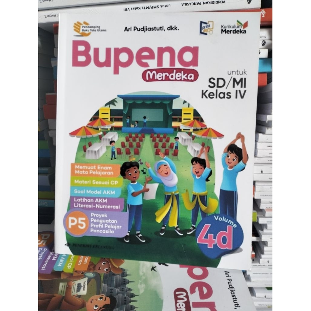 buku bupena p5 kelas 4D Erlangga
